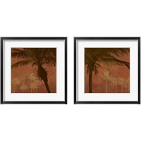 Framed 'Caribbean Sun 2 Piece Framed Art Print Set' border=