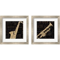 Framed 'Jazz Improv 2 Piece Framed Art Print Set' border=