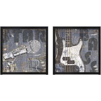 Framed 'Rock Concert 2 Piece Framed Art Print Set' border=
