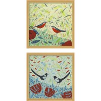 Framed Pair of Birds 2 Piece Framed Art Print Set
