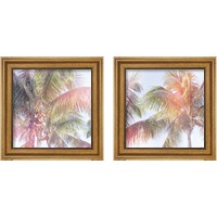 Framed 'Dream Palm 2 Piece Framed Art Print Set' border=