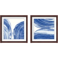 Framed 'Swirl 2 Piece Framed Art Print Set' border=