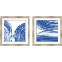 Framed 'Swirl 2 Piece Framed Art Print Set' border=