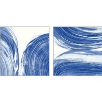 Framed 'Swirl 2 Piece Art Print Set' border=