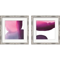 Framed Swish of Magenta 2 Piece Framed Art Print Set