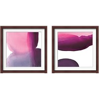 Framed Swish of Magenta 2 Piece Framed Art Print Set