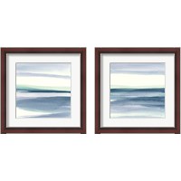 Framed 'Mint Dawn 2 Piece Framed Art Print Set' border=
