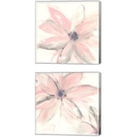 Framed Blush Clematis 2 Piece Canvas Print Set