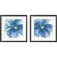 Framed 'Indigo Mint 2 Piece Framed Art Print Set' border=