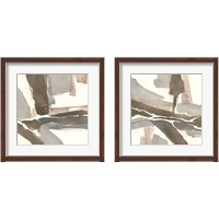 Framed White and Placid 2 Piece Framed Art Print Set
