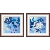 Framed 'Blue Sky Garden 2 Piece Framed Art Print Set' border=