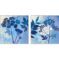 Framed 'Blue Sky Garden 2 Piece Art Print Set' border=