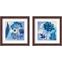 Framed 'Blue Sky Garden 2 Piece Framed Art Print Set' border=