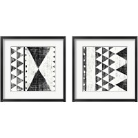 Framed Patterns of the Savanna BW 2 Piece Framed Art Print Set