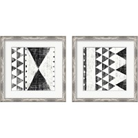 Framed 'Patterns of the Savanna BW 2 Piece Framed Art Print Set' border=