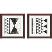 Framed Patterns of the Savanna BW 2 Piece Framed Art Print Set