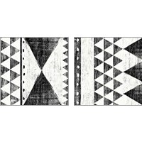 Framed 'Patterns of the Savanna BW 2 Piece Art Print Set' border=