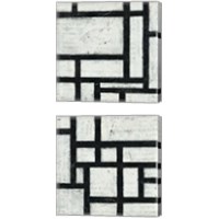 Framed 'Labyrinth  2 Piece Canvas Print Set' border=