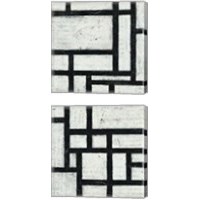 Framed 'Labyrinth  2 Piece Canvas Print Set' border=