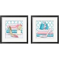 Framed 'Fearless Fashion 2 Piece Framed Art Print Set' border=