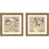 Framed Cottage Bouquet 2 Piece Framed Art Print Set