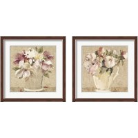 Framed 'Cottage Bouquet 2 Piece Framed Art Print Set' border=