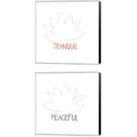 Framed Tranquil & Peaceful 2 Piece Canvas Print Set