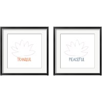 Framed Tranquil & Peaceful 2 Piece Framed Art Print Set