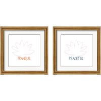 Framed Tranquil & Peaceful 2 Piece Framed Art Print Set