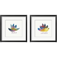 Framed Lotus 2 Piece Framed Art Print Set