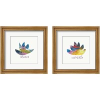 Framed 'Lotus 2 Piece Framed Art Print Set' border=