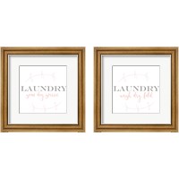 Framed 'Laundry Vine 2 Piece Framed Art Print Set' border=