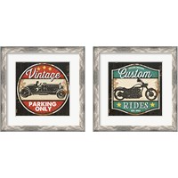 Framed 'Vintage Auto 2 Piece Framed Art Print Set' border=