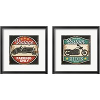 Framed Vintage Auto 2 Piece Framed Art Print Set