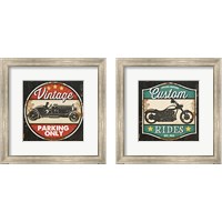 Framed Vintage Auto 2 Piece Framed Art Print Set