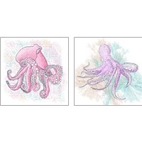 Framed Octopus 2 Piece Art Print Set
