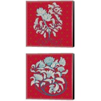 Framed 'Lotus 2 Piece Canvas Print Set' border=