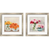 Framed Fleurs et Vases Jaune 2 Piece Framed Art Print Set