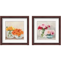 Framed Fleurs et Vases Jaune 2 Piece Framed Art Print Set