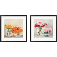 Framed Fleurs et Vases Jaune 2 Piece Framed Art Print Set