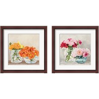 Framed Fleurs et Vases Jaune 2 Piece Framed Art Print Set