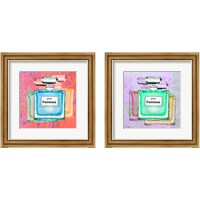 Framed 'Pour Femmes 2 Piece Framed Art Print Set' border=