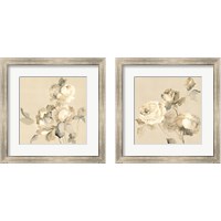 Framed 'Blossoms 2 Piece Framed Art Print Set' border=