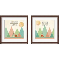 Framed 'Southwest Geo 2 Piece Framed Art Print Set' border=