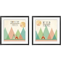 Framed 'Southwest Geo 2 Piece Framed Art Print Set' border=