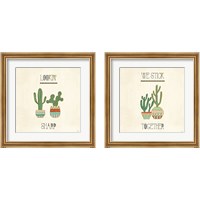 Framed 'Southwest Geo 2 Piece Framed Art Print Set' border=