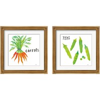 Framed 'Kitchen Garden 2 Piece Framed Art Print Set' border=