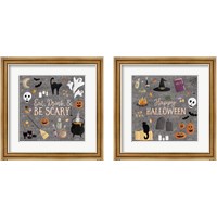 Framed Haunted Halloween 2 Piece Framed Art Print Set
