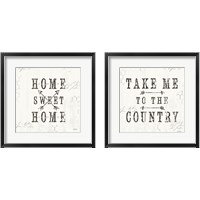 Framed 'Farmhouse Fresh 2 Piece Framed Art Print Set' border=