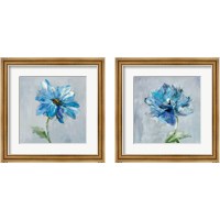 Framed 'Floral Bloom 2 Piece Framed Art Print Set' border=